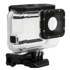 For GoPro HERO5 30m Waterproof PC & ABS Housing Protective Case + Touch Back Cover with Buckle Basic Mount & Long Screw, Backcover Size: 7 x 6 cm, Protective Case