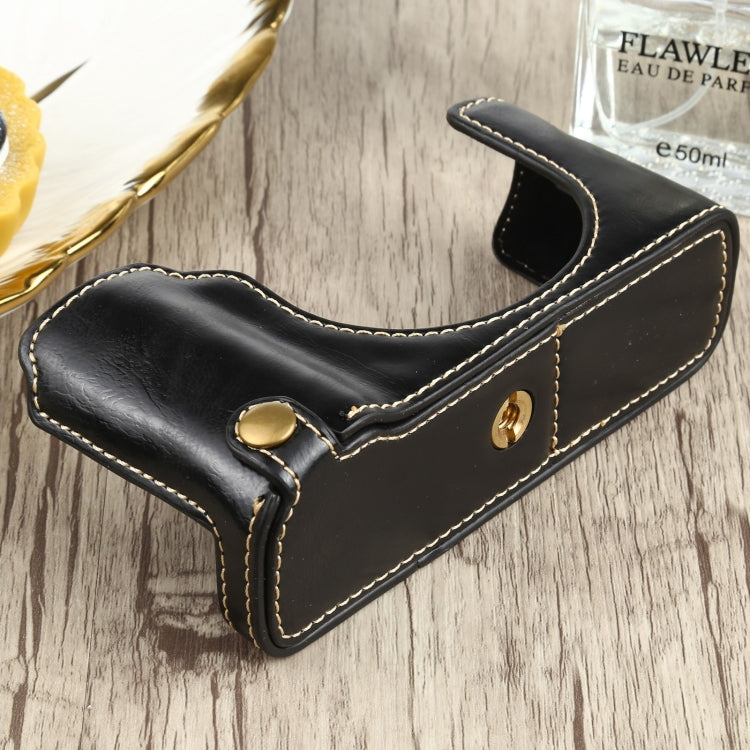 1/4 inch Thread PU Leather Camera Half Case Base for FUJIFILM X100V, For FUJIFILM X100V