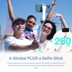 ZHIYUN YSZY018 Smooth-XS Handheld Gimbal Stabilizer Selfie Stick for Smart Phone, Load: 200g, Smooth-XS(Pink)