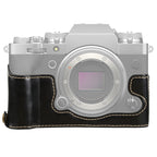1/4 inch Thread PU Leather Camera Half Case Base for FUJIFILM X-T4, For FUJIFILM X-T4