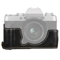 1/4 inch Thread PU Leather Camera Half Case Base for FUJIFILM XT200, For FUJIFILM XT200