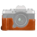 1/4 inch Thread PU Leather Camera Half Case Base for FUJIFILM XT200, For FUJIFILM XT200