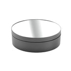 12cm 360 Degree Rotating Turntable Mirror Electric Display Stand Video Shooting Props Turntable, Load: 3kg, 12cm Mirror Black, 12cm Mirror White