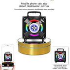 12cm 360 Degree Rotating Turntable Mirror Electric Display Stand Video Shooting Props Turntable, Load: 3kg, 12cm Mirror Black, 12cm Mirror White
