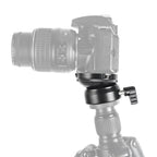 BEXIN DY-60N 3/8 inch Thread Dome Professional Tripod Leveling 360 Degree Panorama Head Base with Bubble Level & 3/8 inch Screw Adapter, DY-60N 3/8 inch