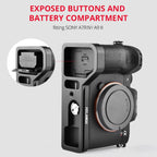 YELANGU CL8 Camera Expansion Board Base L Plate for Sony ILCE-9M2 / A9 II  / ILCE-7RM4 / A7R IV, CL8 for Sony ILCE-9M2