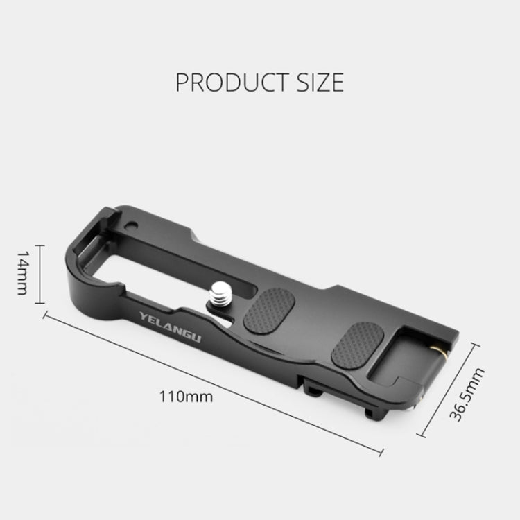 YELANGU CL12 Camera Expansion Board Base L Plate for Sony ZV-1, CL12 for Sony ZV-1