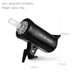 Godox SK400II Studio Flash Light 150Ws Bowens Mount Studio Speedlight, SK400II