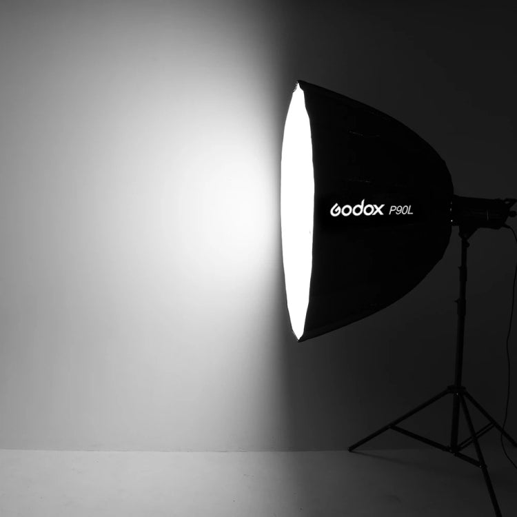 Godox P90L Diameter 90cm Parabolic Softbox Reflector Diffuser for Studio Speedlite Flash Softbox, P90L