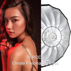 Godox P120L Diameter 120cm Parabolic Softbox Reflector Diffuser for Studio Speedlite Flash Softbox, P120L