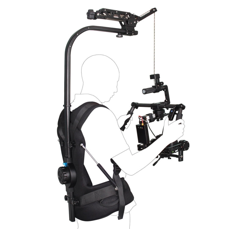 YELANGU B100 Stabilizer Vest Camera Support System with Damping Head for DSLR & DV Cameras, Load: 3-10kg, With Damping Head, Load: 3-10kg