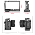 YELANGU C24 Video Camera Cage Stabilizer for Sony Alpha 7C / A7C / ILCE-7C, For Sony Alpha 7C Single Cage