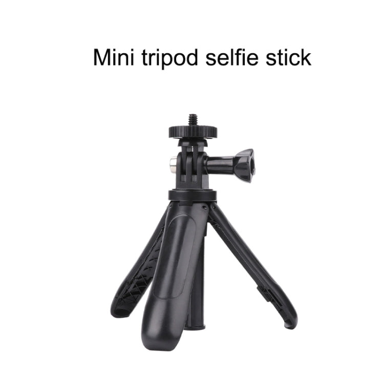 Multi-functional Foldable Tripod Holder Selfie Monopod Stick for DJI, Insta360, GoPro and Other Action Cameras, Length: 12-23cm, Length: 12-23cm (Red), Length: 12-23cm (Blue)