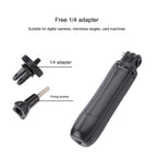 Multi-functional Foldable Tripod Holder Selfie Monopod Stick for DJI, Insta360, GoPro and Other Action Cameras, Length: 12-23cm, Length: 12-23cm (Red), Length: 12-23cm (Blue)