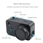 Housing Shell Aluminum Alloy Protective Cage with 37mm Filter Lens & Lens Cap & Screw for Xiaomi Mijia Small Camera