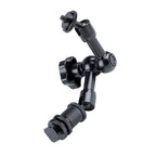 7 inch Adjustable Friction Articulating Magic Arm + Large Claws Clips with Phone Clamp, 7 inch Magic Arm + Claws Clips with Phone Clamp