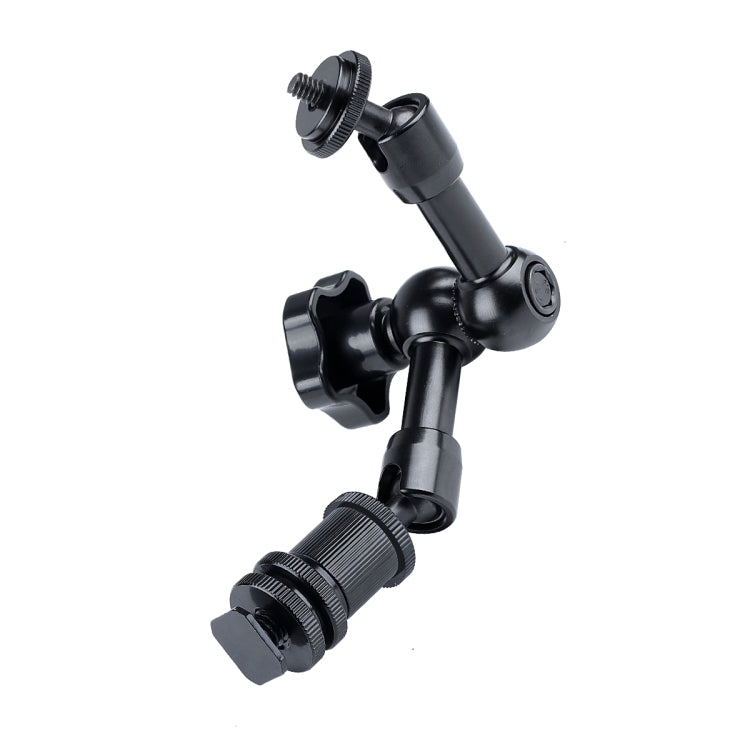 7 inch Adjustable Friction Articulating Magic Arm + Large Claws Clips with Phone Clamp, 7 inch Magic Arm + Claws Clips with Phone Clamp