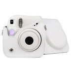 Retro Full Body PU Leather Case Camera  Bag with Strap for FUJIFILM instax mini 7+, For FUJIFILM Instax Mini 7+