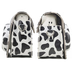 Milk Cow Full Body PU Leather Case Camera  Bag with Strap for FUJIFILM instax mini 7+, Milk Cow
