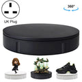 22cm Electric Rotating Display Stand Video Shooting Props Turntable, Load: 50kg, UK Plug, 22cm, UK Plug