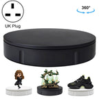 22cm Electric Rotating Display Stand Video Shooting Props Turntable, Load: 50kg, UK Plug, 22cm, UK Plug
