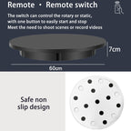 60cm Electric Rotating Display Stand Props Turntable, Load: 100kg, Plug-in Power, AU Plug, 60cm, AU Plug