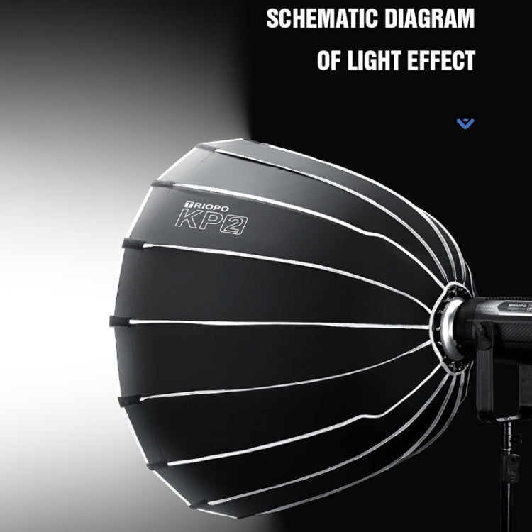 TRIOPO KP2-90 90cm Speedlite Flash Deep Parabolic Softbox Bowens Mount Diffuser, KP2-90