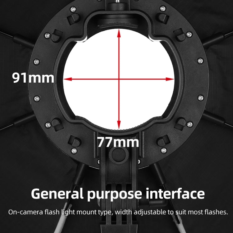 TRIOPO KX90 90cm Dome Speedlite Flash Octagon Parabolic Softbox Diffuser, KX90