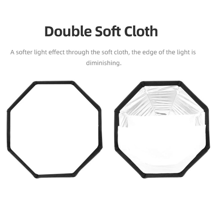 TRIOPO K2-65 65cm Speedlite Flash Octagon Parabolic Softbox Bowens Mount Diffuser, K2-65