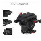 TRIOPO K2808 Aluminum Tripod Mount with HY-350 Heavy Duty Damping Head, K2808