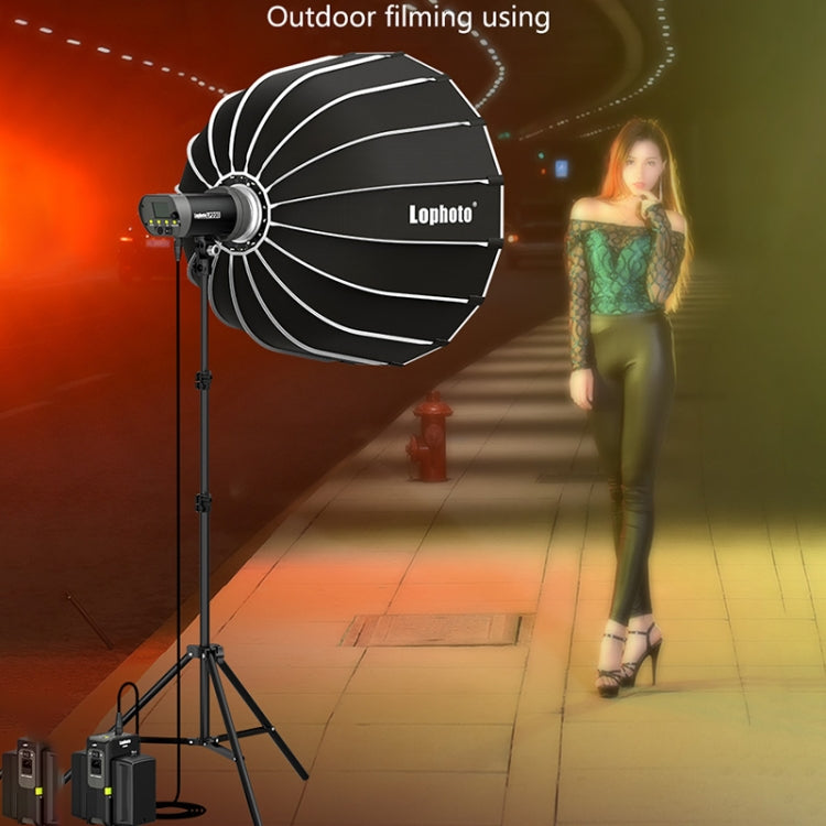 Lophoto LP-200Bi 200W Dual-Color Temperature Continuous Light LED Studio Video Fill Light, LP-200Bi
