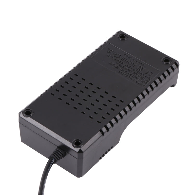MS-282AX 2-Slot Lithium Battery Charger For 18650 / 26650 / 14500 / 16340 / 18500 Lithium Batteries, US Plug