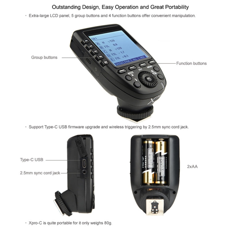 Godox Xpro-O TTL Wireless Flash Trigger for Olympus, Xpro-O for Olympus