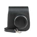 Solid Color Full Body Camera Leather Case Bag with Strap for FUJIFILM Instax mini 11