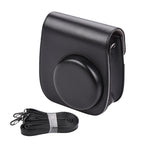 Solid Color Full Body Camera Leather Case Bag with Strap for FUJIFILM Instax mini 11
