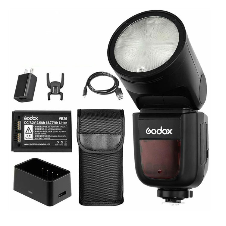 Godox V1O Round Head TTL Flash Speedlite for Olympus, V1O for Olympus