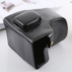 Full Body Camera PU Leather Case Bag with Strap for FUJIFILM X-T3, For FUJI X-T3