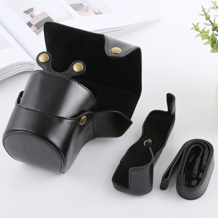 Full Body Camera PU Leather Case Bag with Strap for FUJIFILM X-T3, For FUJI X-T3