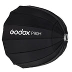 Godox P90H 90cm Deep Parabolic Softbox Reflector Diffuser Studio Light Box, P90H