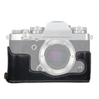 1/4 inch Thread PU Leather Camera Half Case Base for FUJIFILM X-T3/X-T2, For FUJIFILM X-T3
