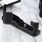 1/4 inch Thread PU Leather Camera Half Case Base for FUJIFILM X-T3/X-T2, For FUJIFILM X-T3