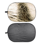 Godox FT05-1 150 x 200cm 5-in-1 Silver / Soft / Gold / White / Black Oval Folding Reflector Board, 5 in 1 150 x 200cm