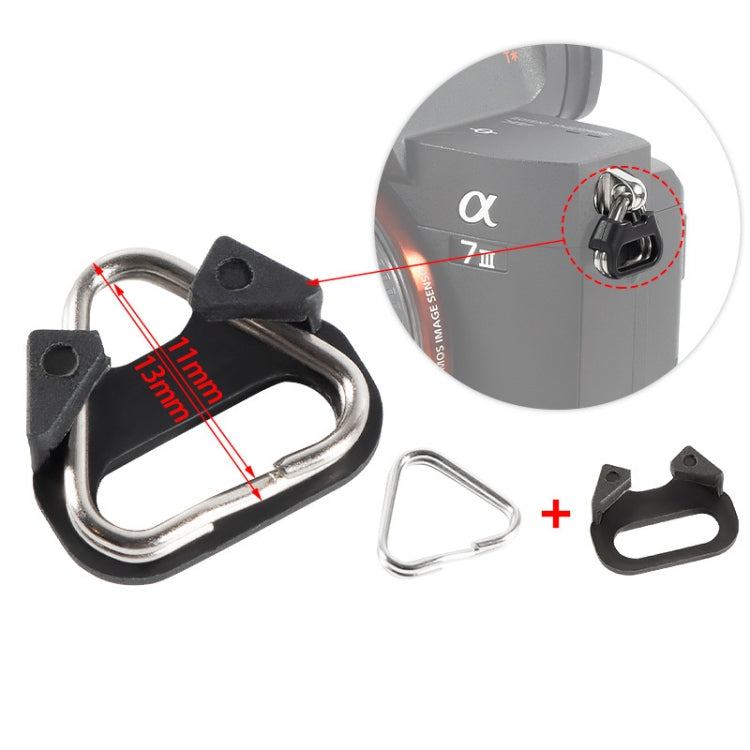 10 PCS BEXIN ZH-Q Camera Shoulder Strap Split Triangle Ring Hook, ZH-Q