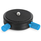 BEXIN QR-02 360 Degree Rotation Quick Release Head Camera Tripod Base Plate, QR-02 360