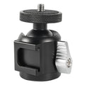 BEXIN HK25 Aluminum Alloy Cold Shoe Tripod Adapter Ball Head, HK25