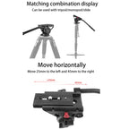 BEXIN VH-105 360 Degree Panorama Heavy Duty Tripod Action Fluid Drag Head, VH-105