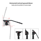 BEXIN VH-105 360 Degree Panorama Heavy Duty Tripod Action Fluid Drag Head, VH-105