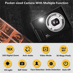 DC311 2.4 inch 36MP 16X Zoom 2.7K Full HD Digital Camera Children Card Camera, US Plug, DC311, US Plug
