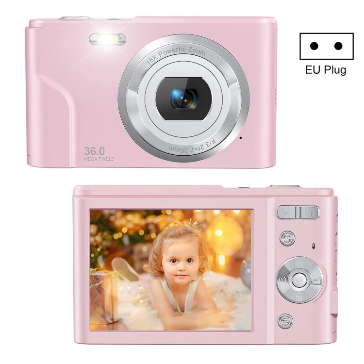 DC311 2.4 inch 36MP 16X Zoom 2.7K Full HD Digital Camera Children Card Camera, EU Plug, DC311, EU Plug