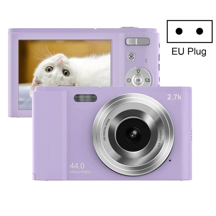DC302 2.88 inch 44MP 16X Zoom 2.7K Full HD Digital Camera Children Card Camera, EU Plug, DC302, EU Plug